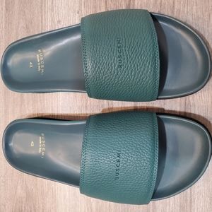 BUSCEMI SLIDES ALCE GREEN EU42 US9 NEW